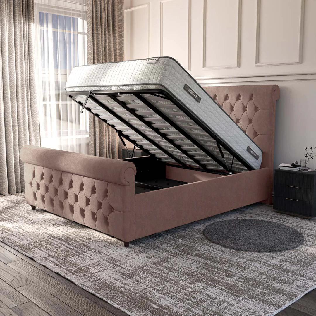 Melbourne Upholstered Ottoman Bed - Image 2