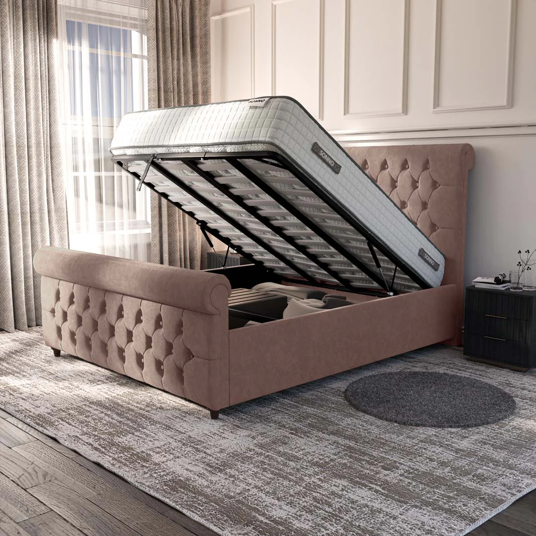 Melbourne Upholstered Ottoman Bed - Image 6