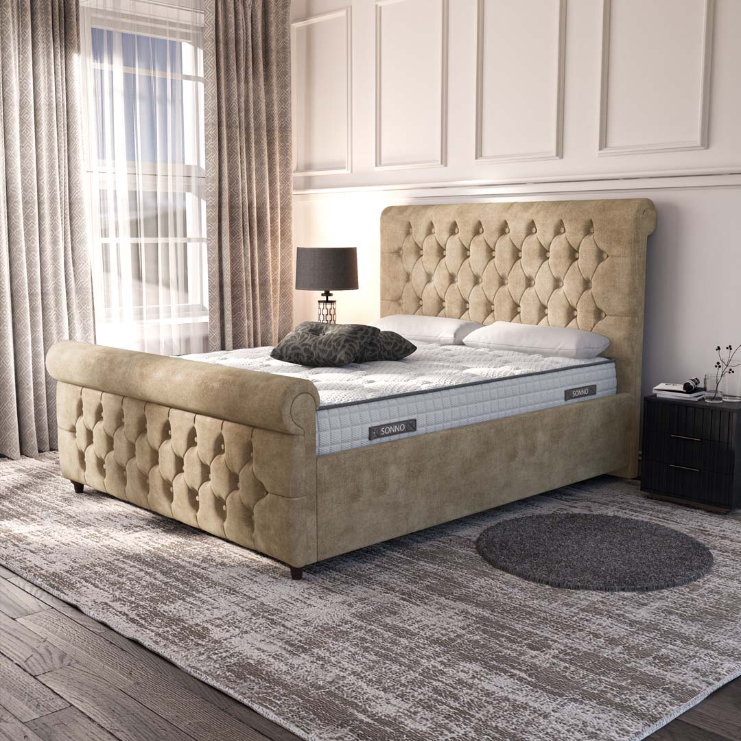 Melbourne Upholstered Ottoman Bed - Image 3