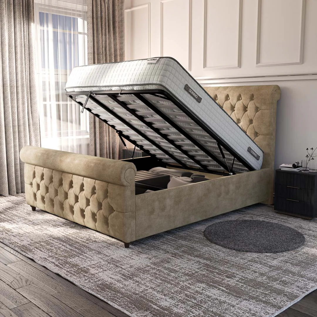 Melbourne Upholstered Ottoman Bed - Image 6