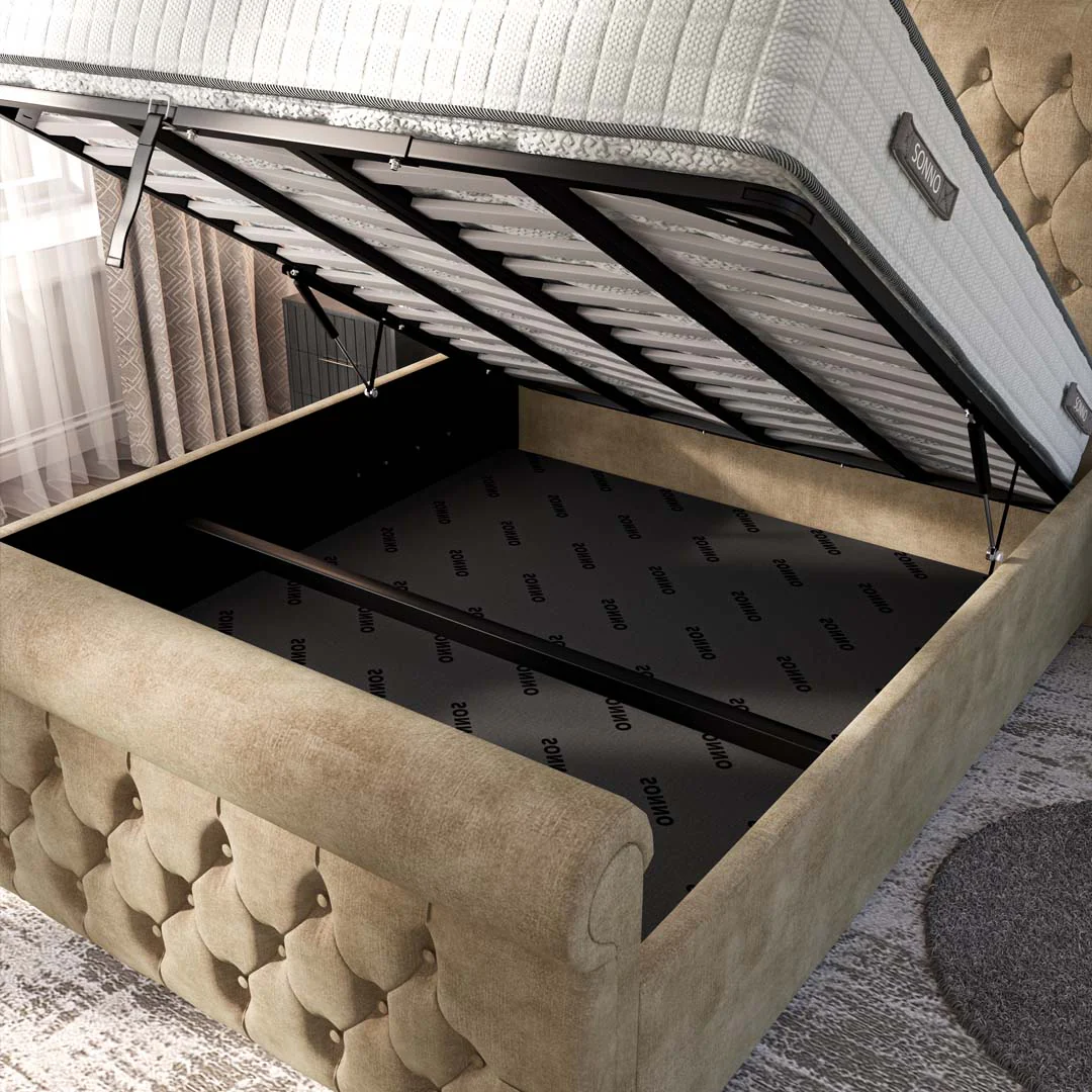 Melbourne Upholstered Ottoman Bed - Image 7