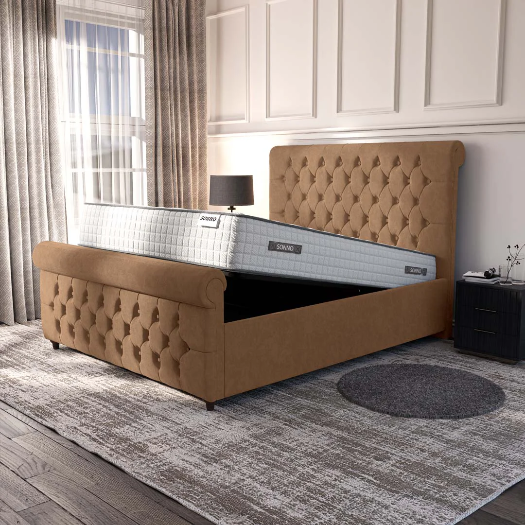 Melbourne Upholstered Ottoman Bed