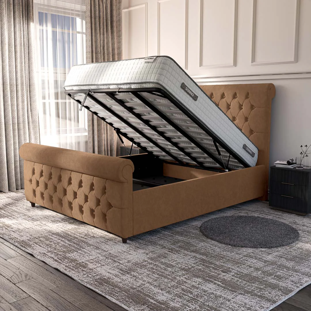 Melbourne Upholstered Ottoman Bed - Image 2