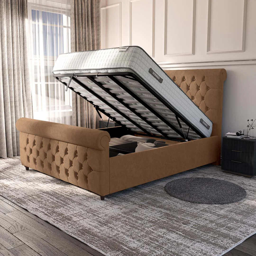 Melbourne Upholstered Ottoman Bed - Image 6