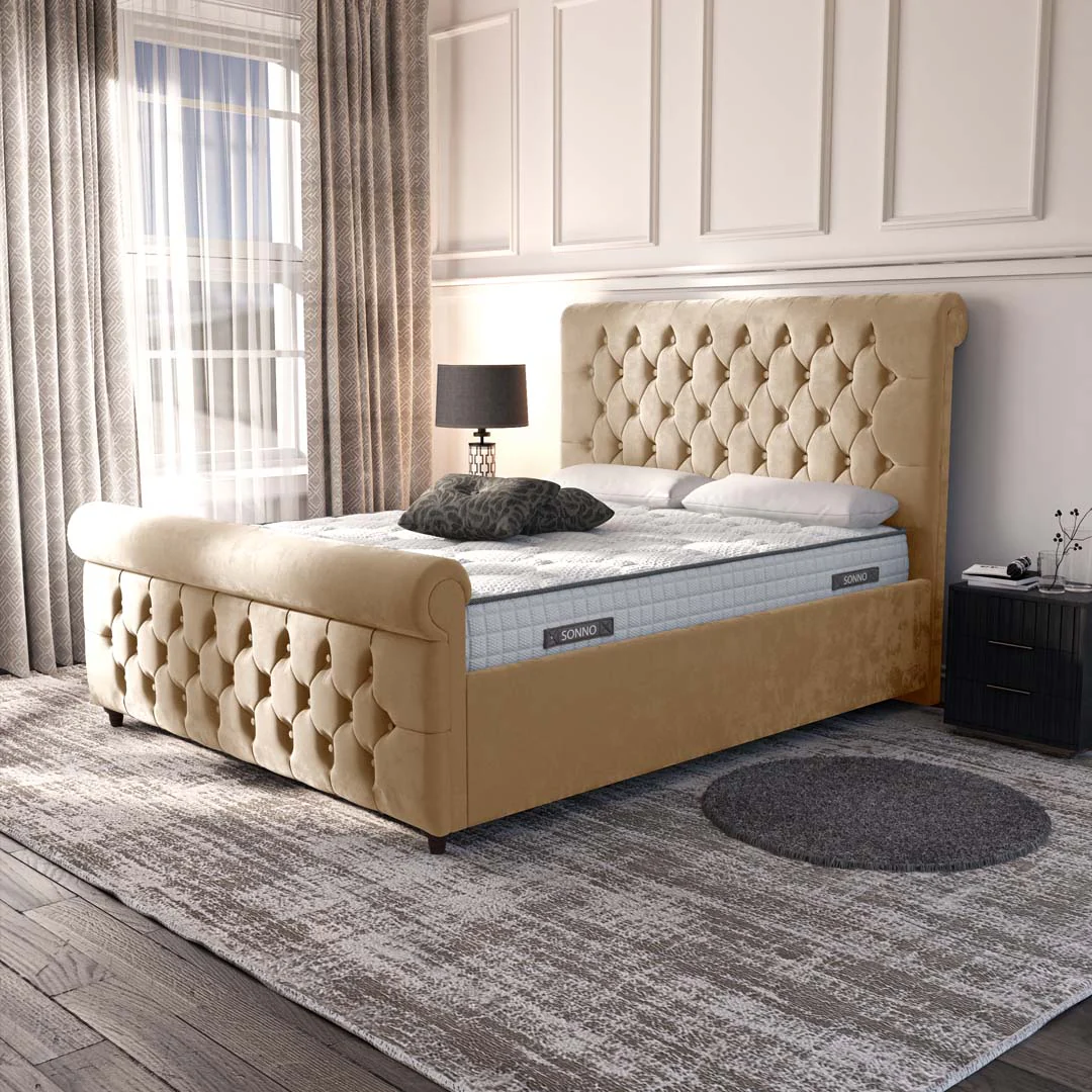 Melbourne Upholstered Ottoman Bed - Image 3