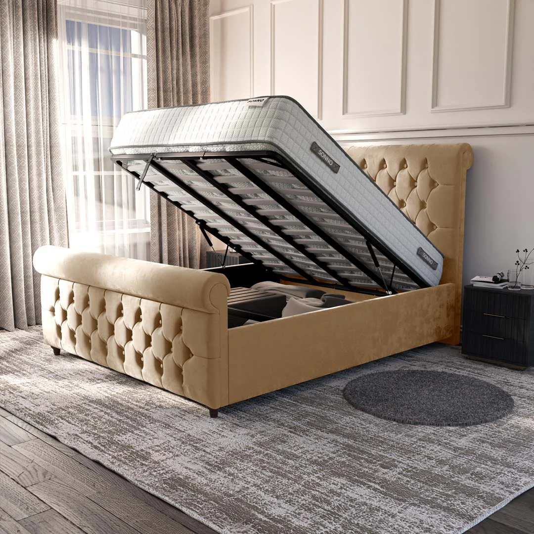 Melbourne Upholstered Ottoman Bed - Image 6