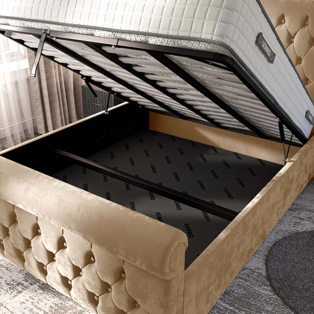 Melbourne Upholstered Ottoman Bed - Image 7