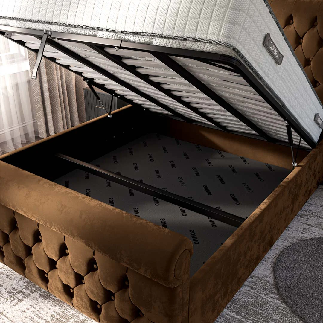 Melbourne Upholstered Ottoman Bed - Image 7