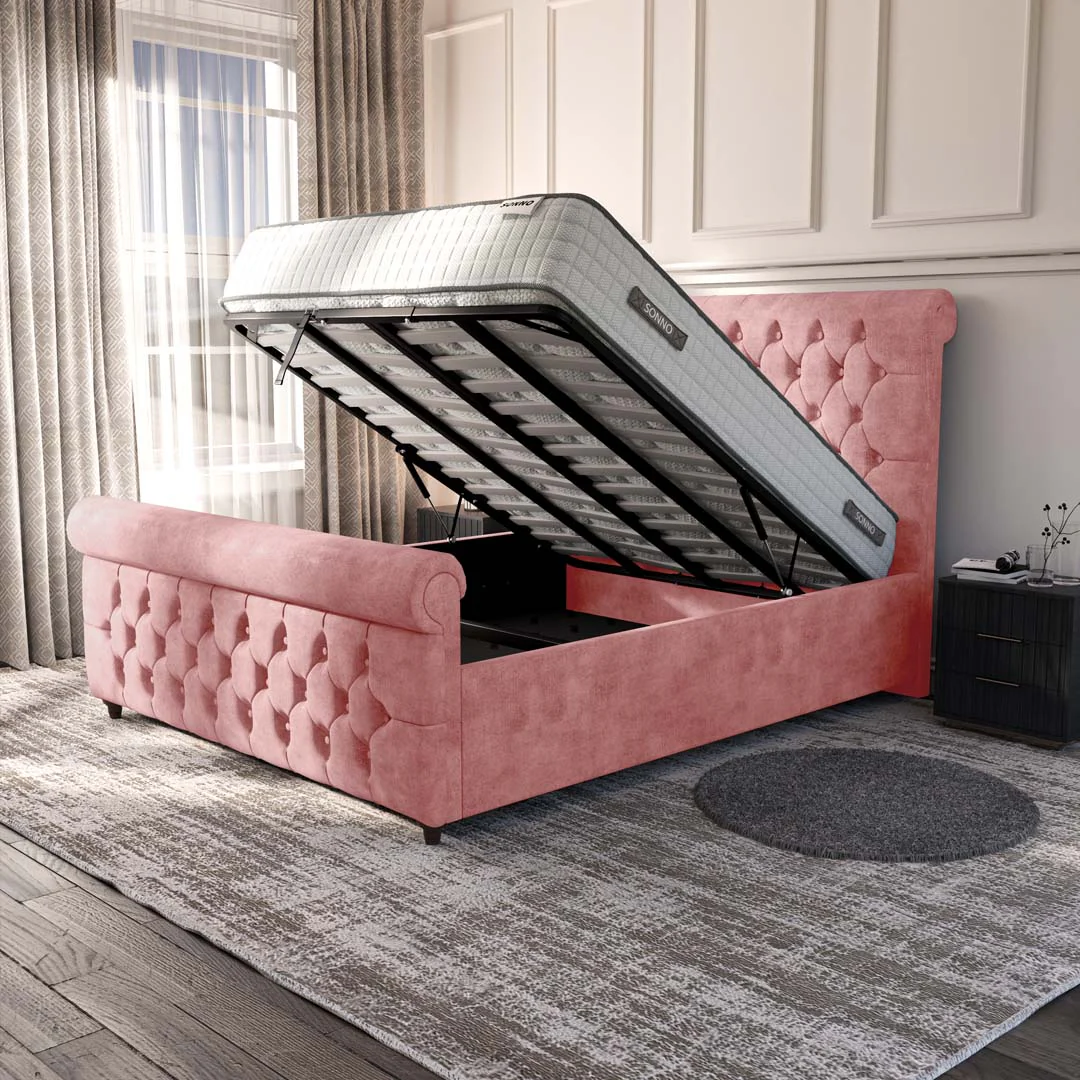 Melbourne Upholstered Ottoman Bed - Image 2