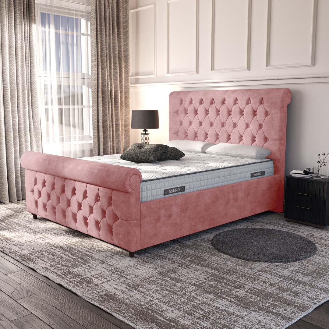 Melbourne Upholstered Ottoman Bed - Image 3