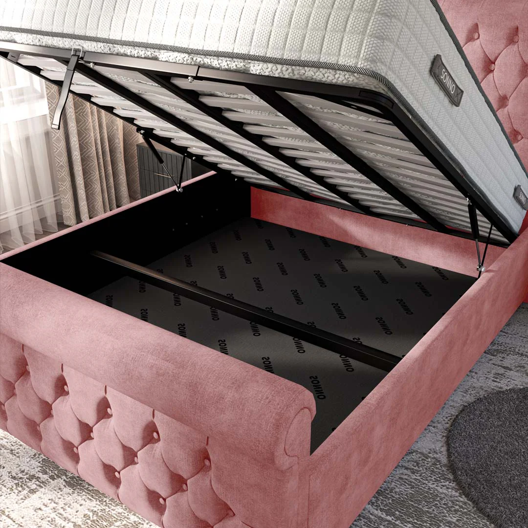 Melbourne Upholstered Ottoman Bed - Image 7