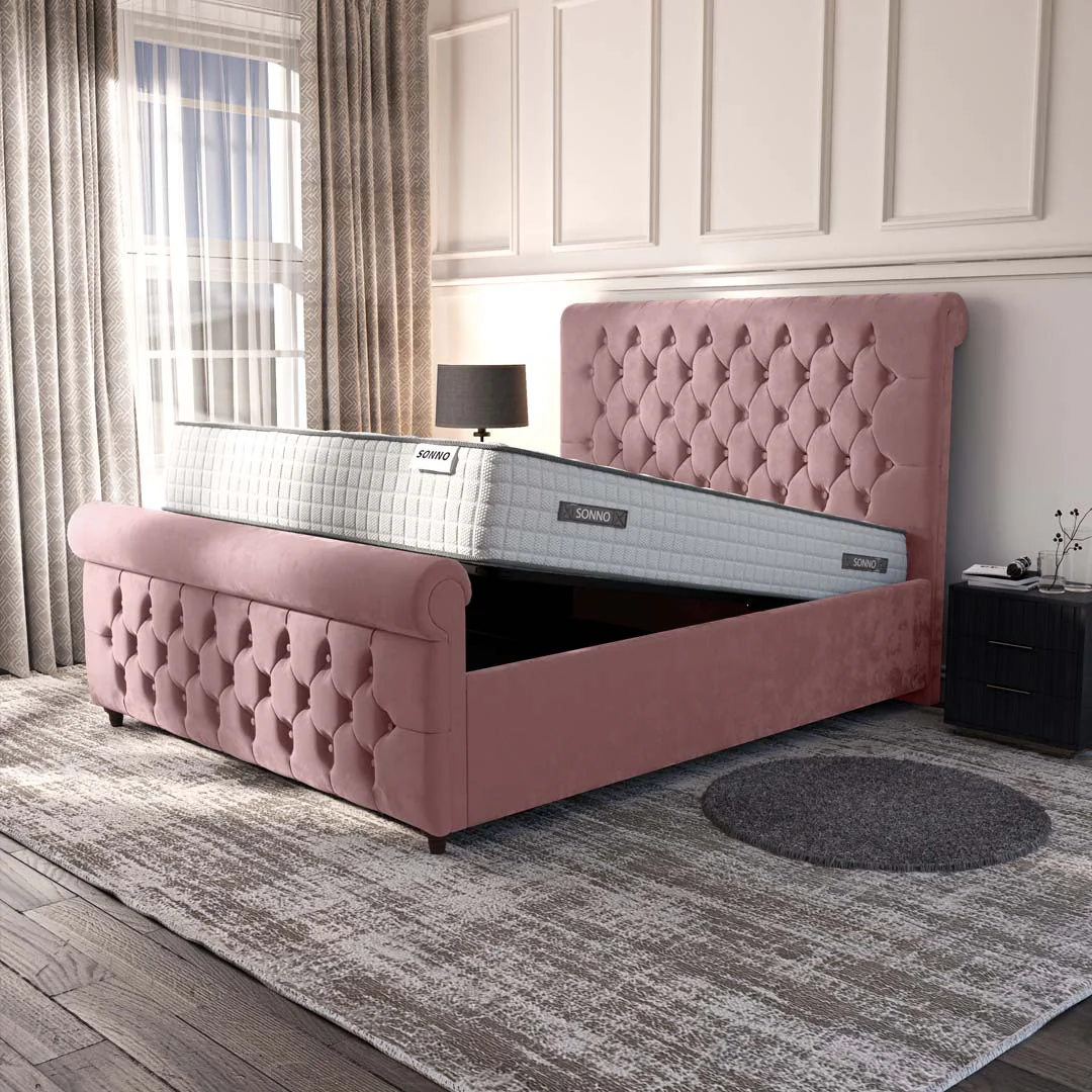 Melbourne Upholstered Ottoman Bed