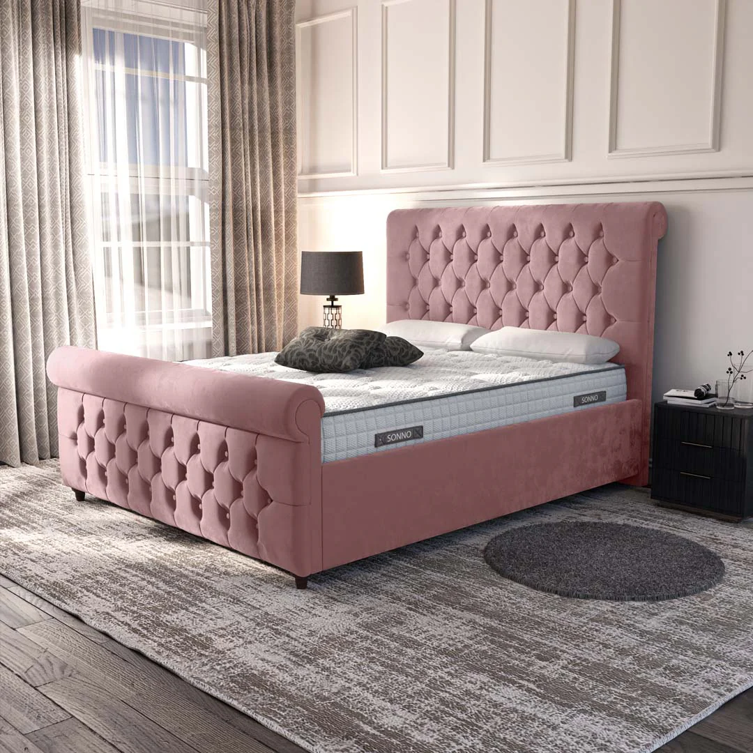 Melbourne Upholstered Ottoman Bed - Image 3