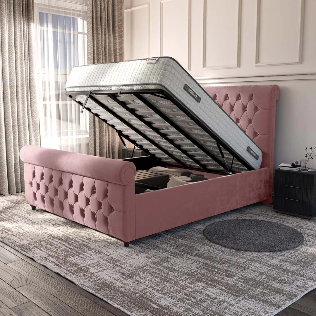 Melbourne Upholstered Ottoman Bed - Image 6