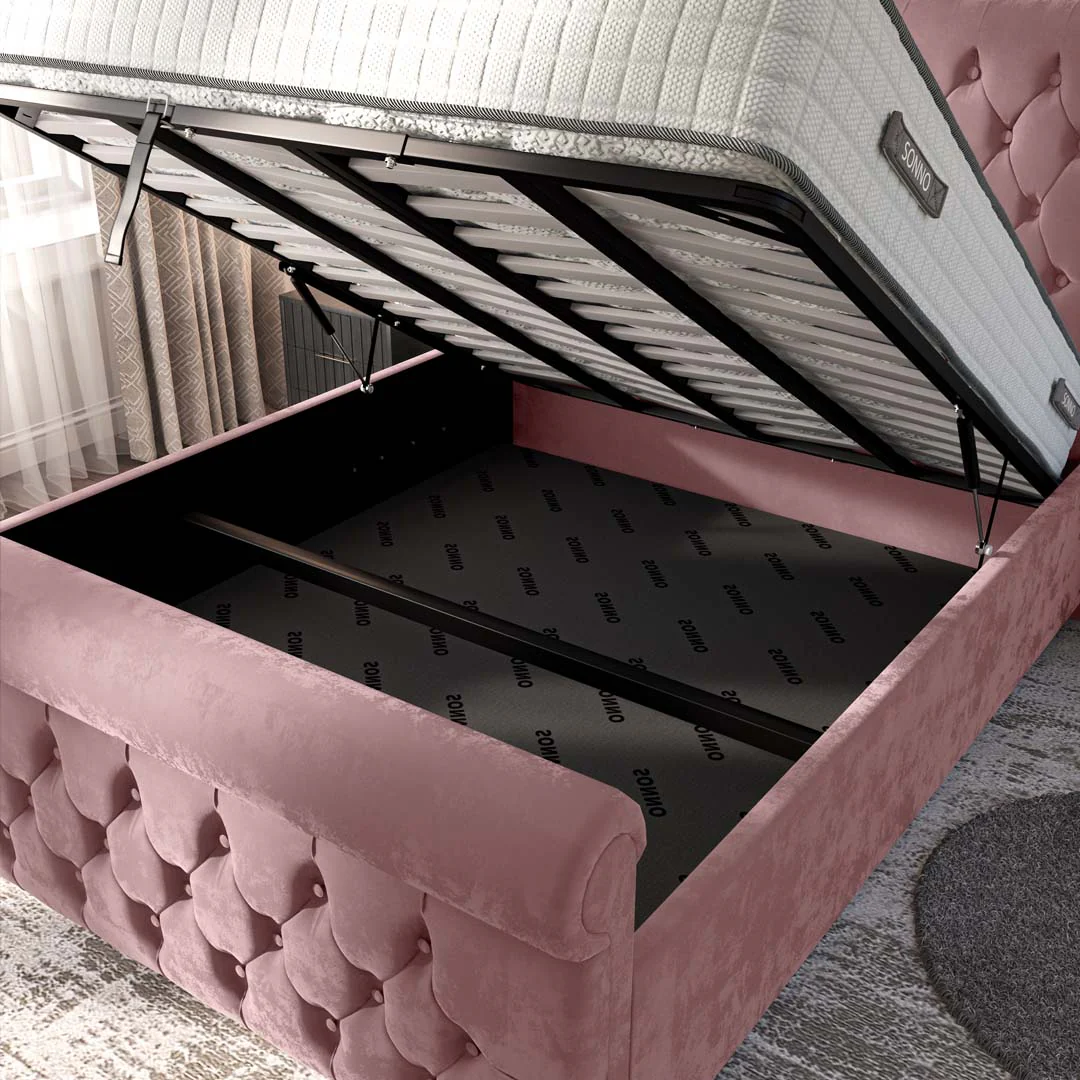 Melbourne Upholstered Ottoman Bed - Image 7