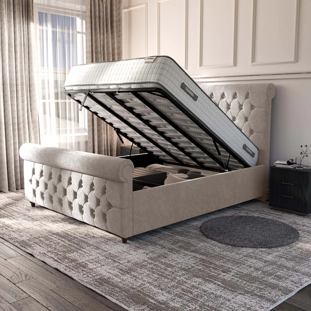 Melbourne Upholstered Ottoman Bed - Image 6
