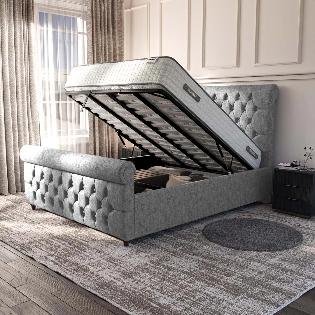 Melbourne Upholstered Ottoman Bed - Image 6