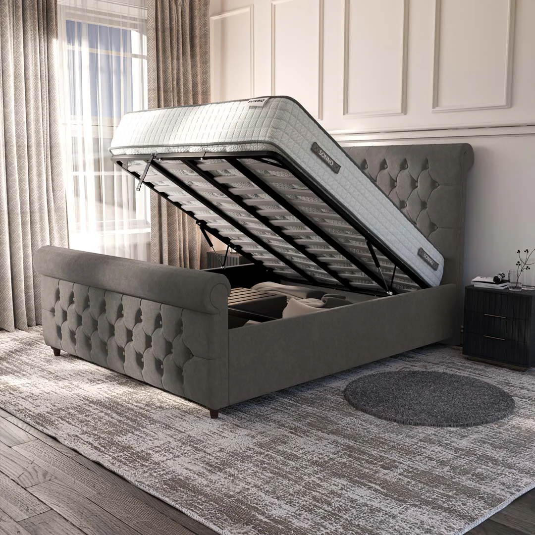 Melbourne Upholstered Ottoman Bed - Image 6