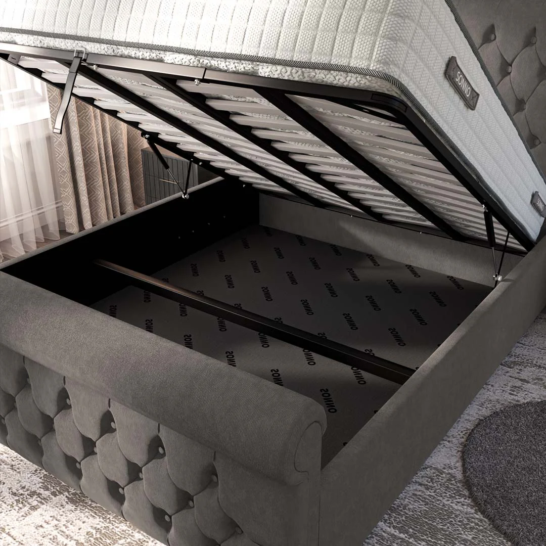 Melbourne Upholstered Ottoman Bed - Image 7