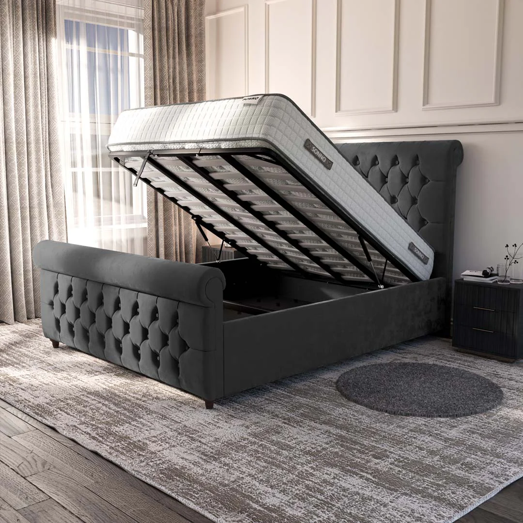 Melbourne Upholstered Ottoman Bed - Image 2