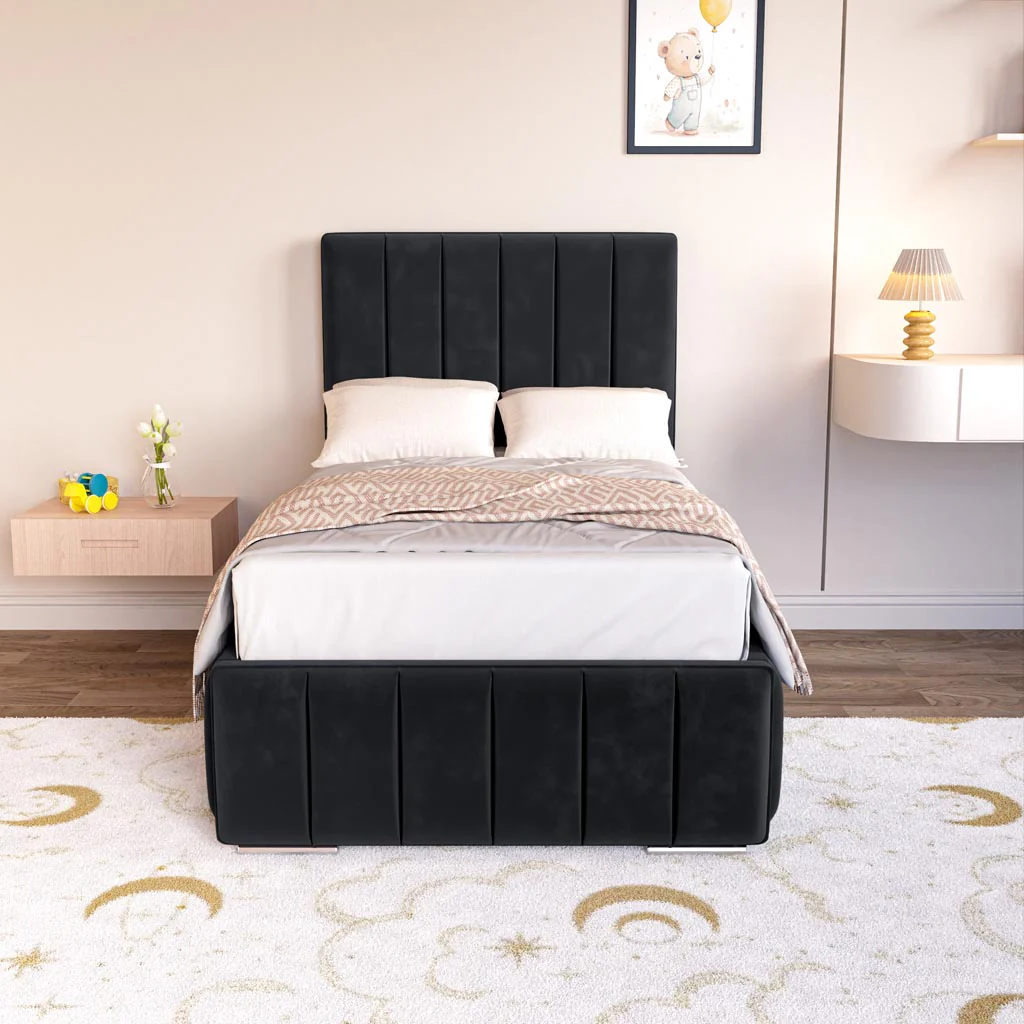 Milan Kids Upholstered Bed - Image 2