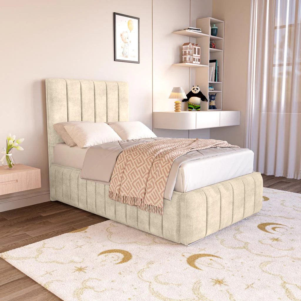 Milan Kids Upholstered Ottoman Bed - Image 3