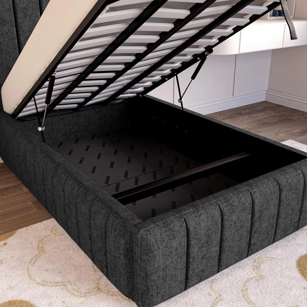 Milan Kids Upholstered Ottoman Bed - Image 7