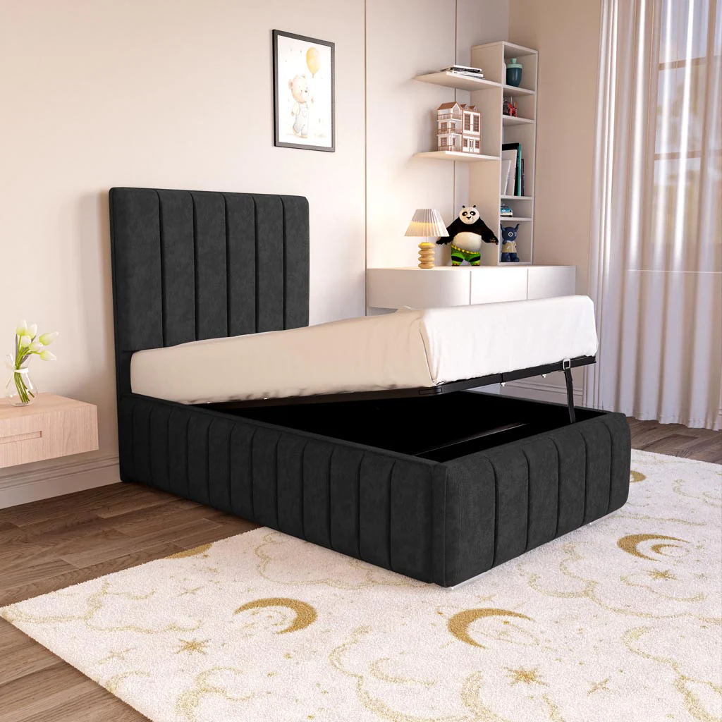 Milan Kids Upholstered Ottoman Bed