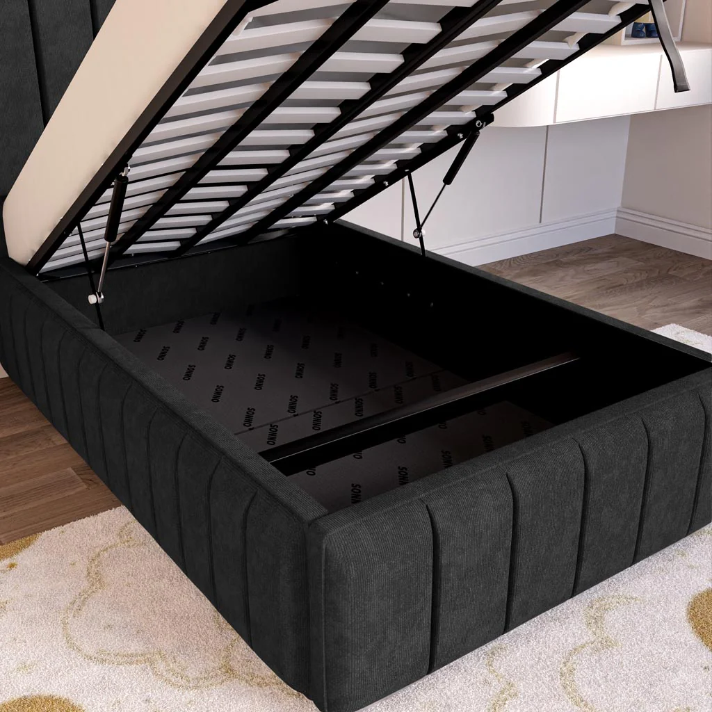 Milan Kids Upholstered Ottoman Bed - Image 7