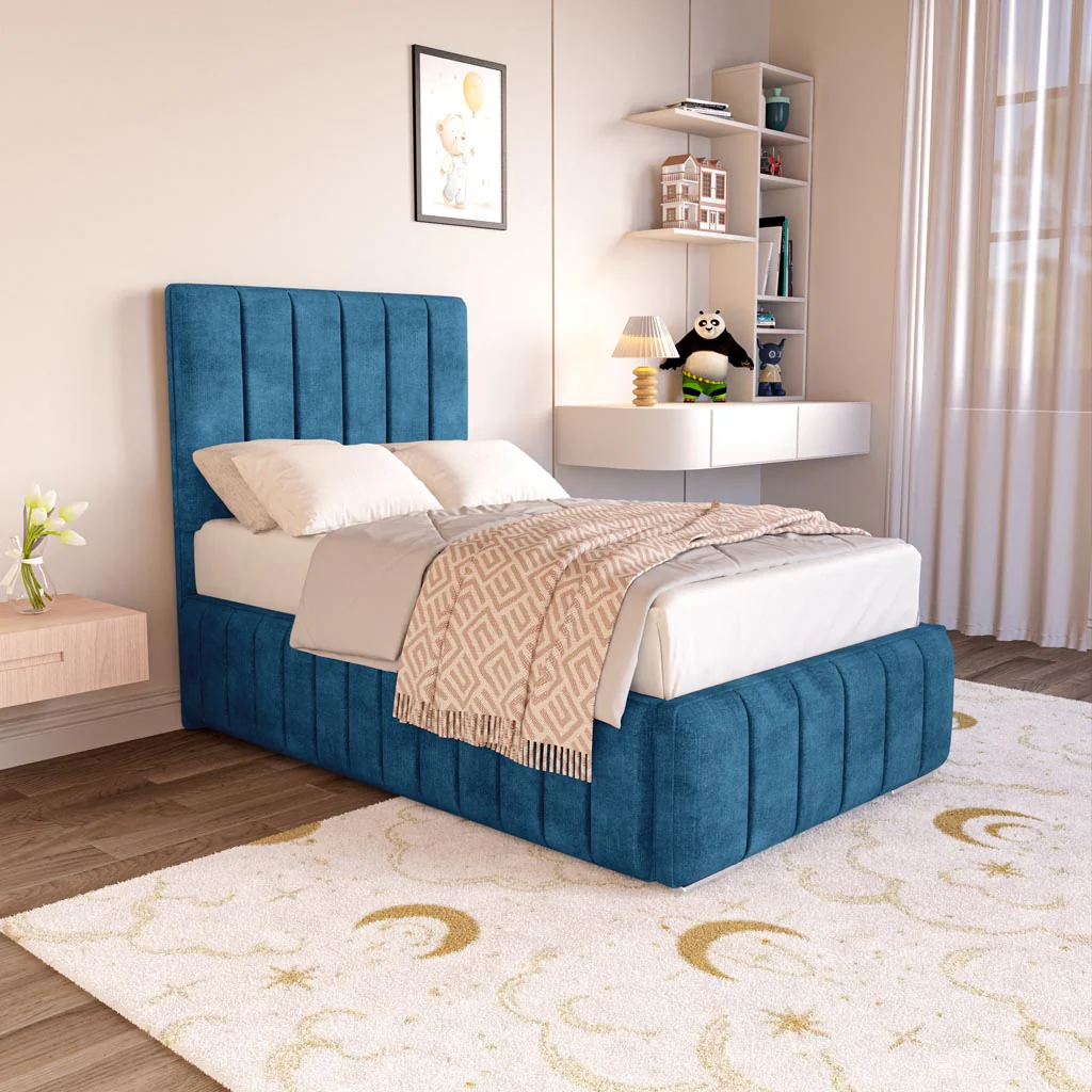 Milan Kids Upholstered Ottoman Bed - Image 3