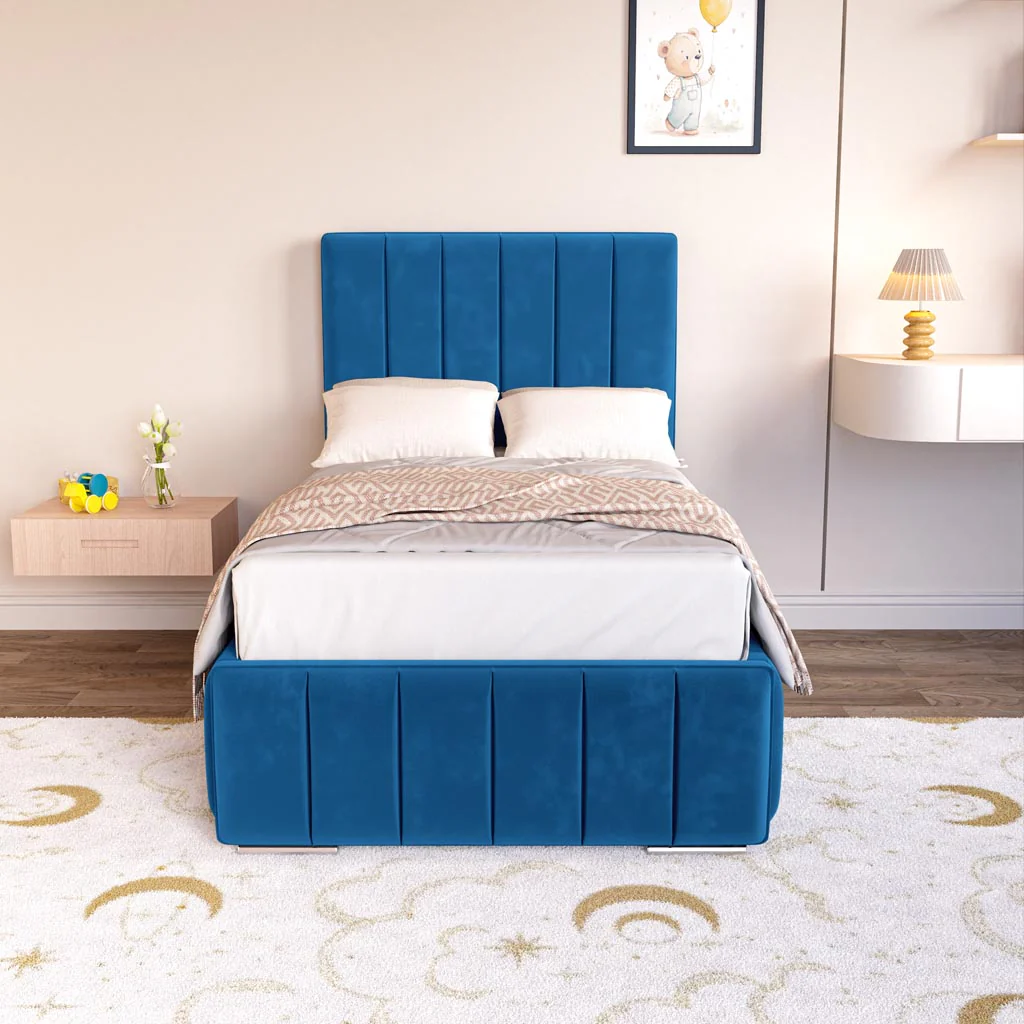 Milan Kids Upholstered Ottoman Bed - Image 5