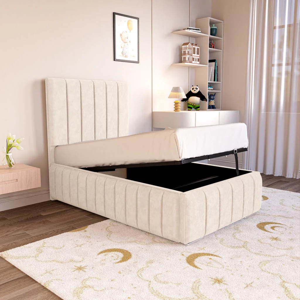 Milan Kids Upholstered Ottoman Bed