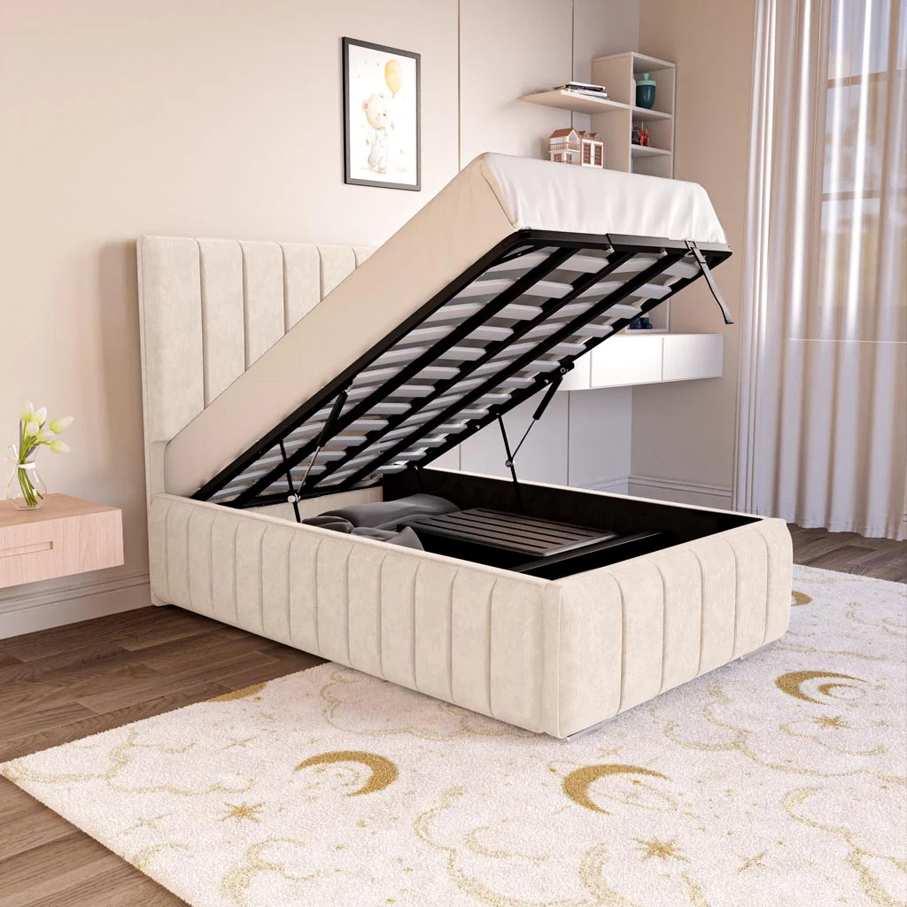 Milan Kids Upholstered Ottoman Bed - Image 6