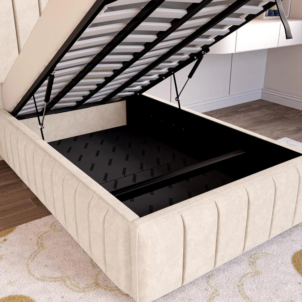 Milan Kids Upholstered Ottoman Bed - Image 7