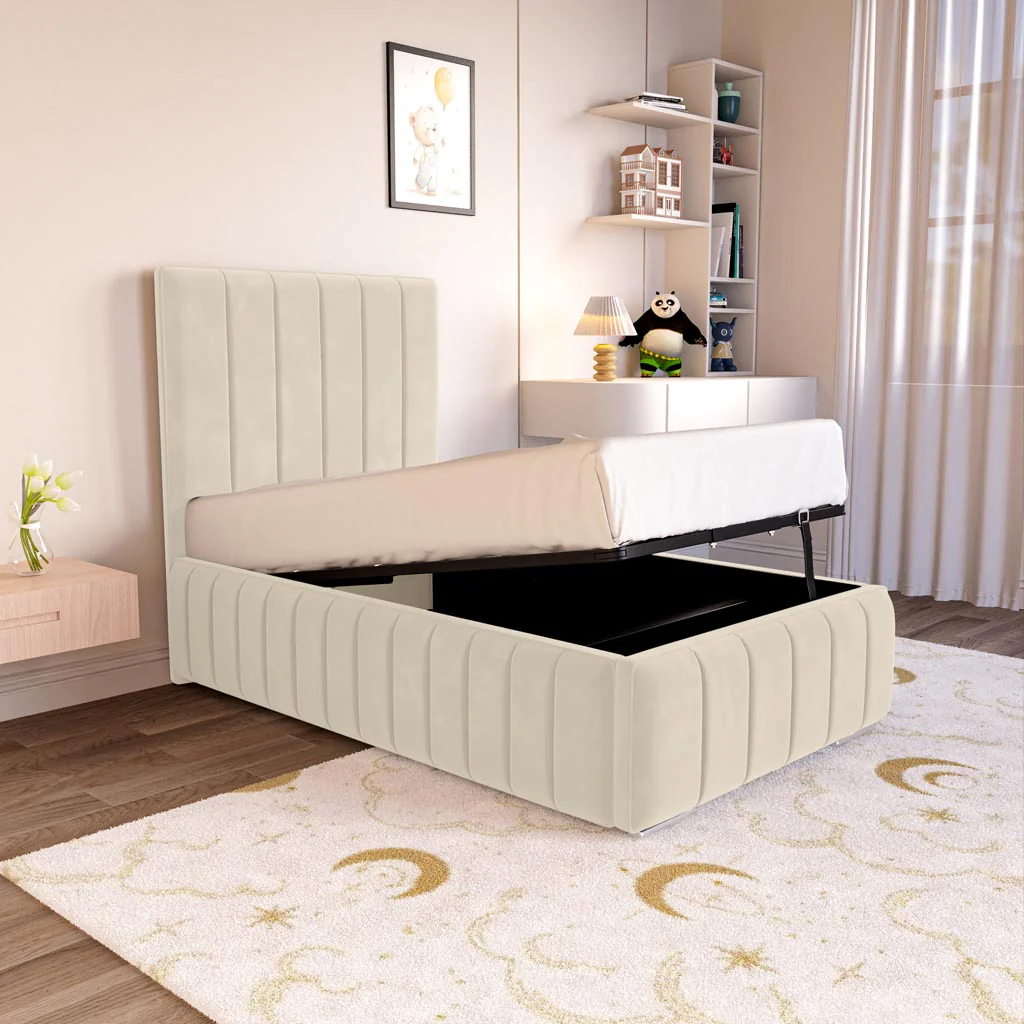 Milan Kids Upholstered Ottoman Bed
