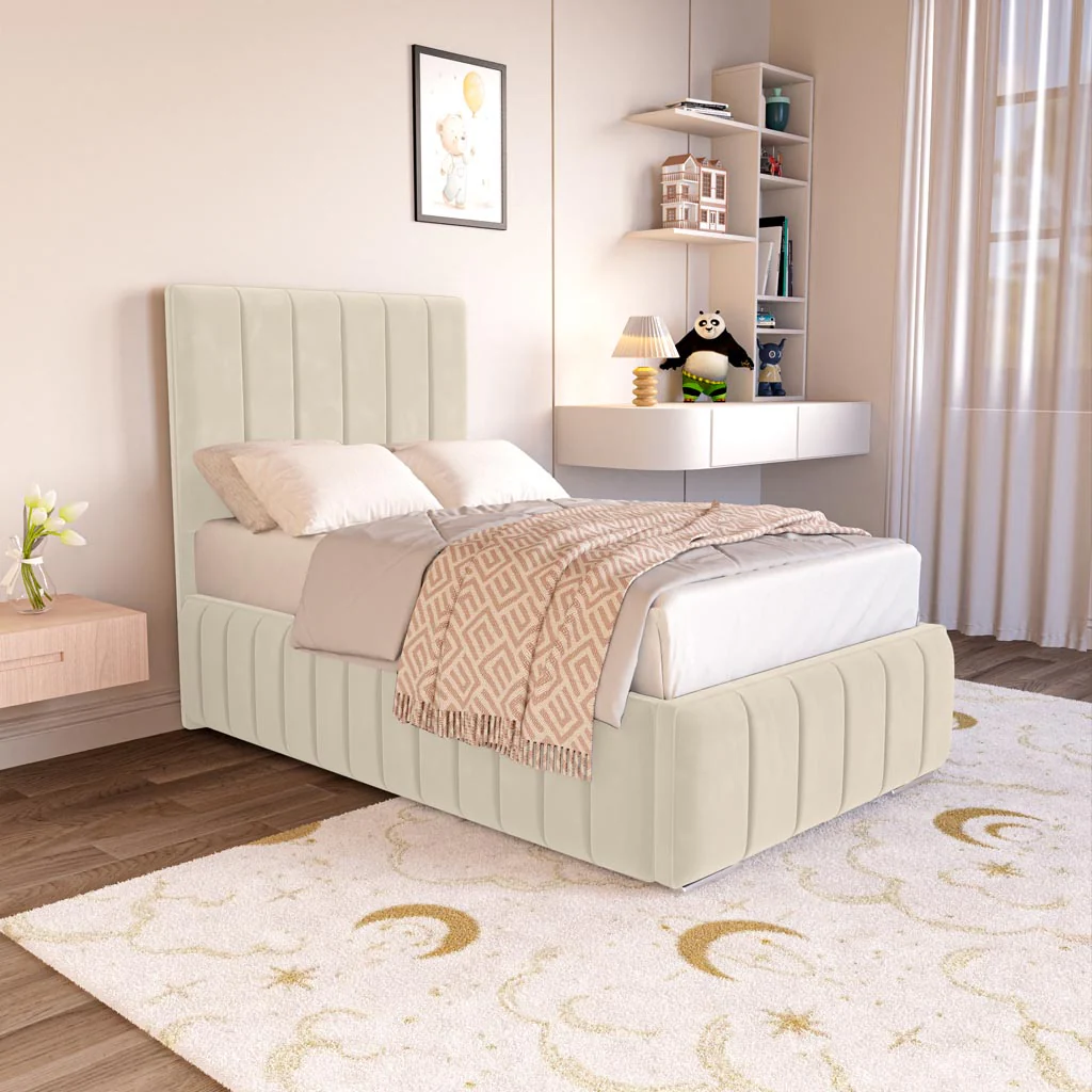 Milan Kids Upholstered Ottoman Bed - Image 3