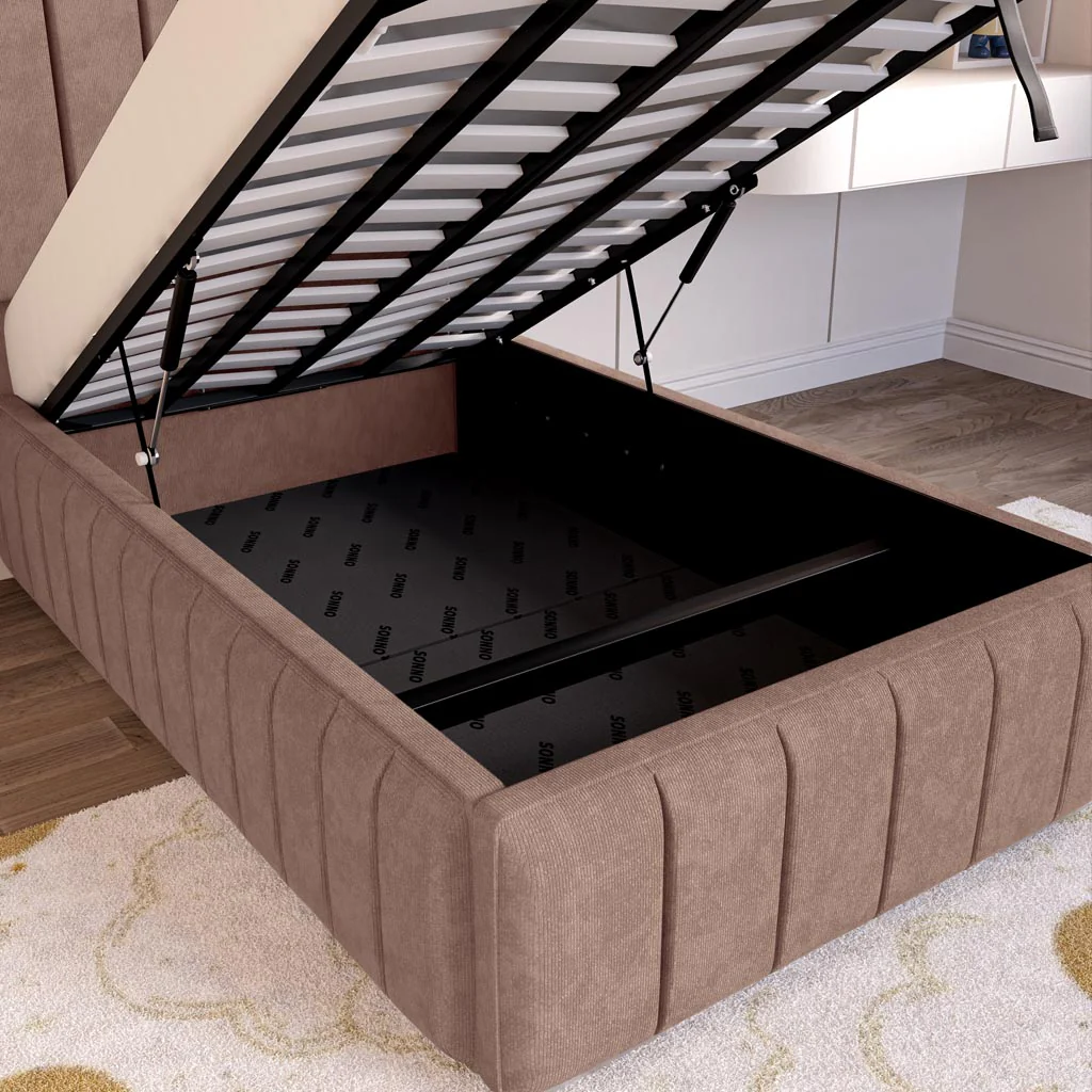Milan Kids Upholstered Ottoman Bed - Image 7