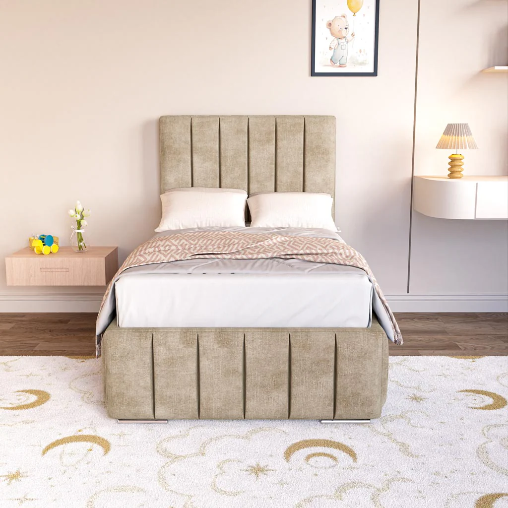 Milan Kids Upholstered Ottoman Bed - Image 5