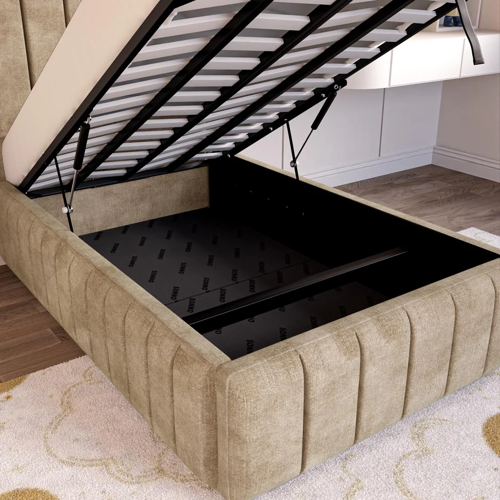 Milan Kids Upholstered Ottoman Bed - Image 7