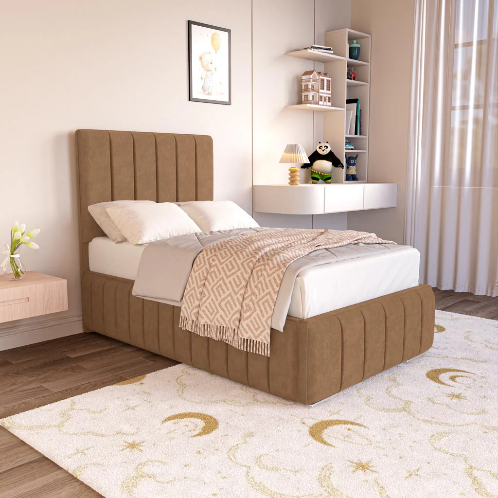 Milan Kids Upholstered Ottoman Bed - Image 3