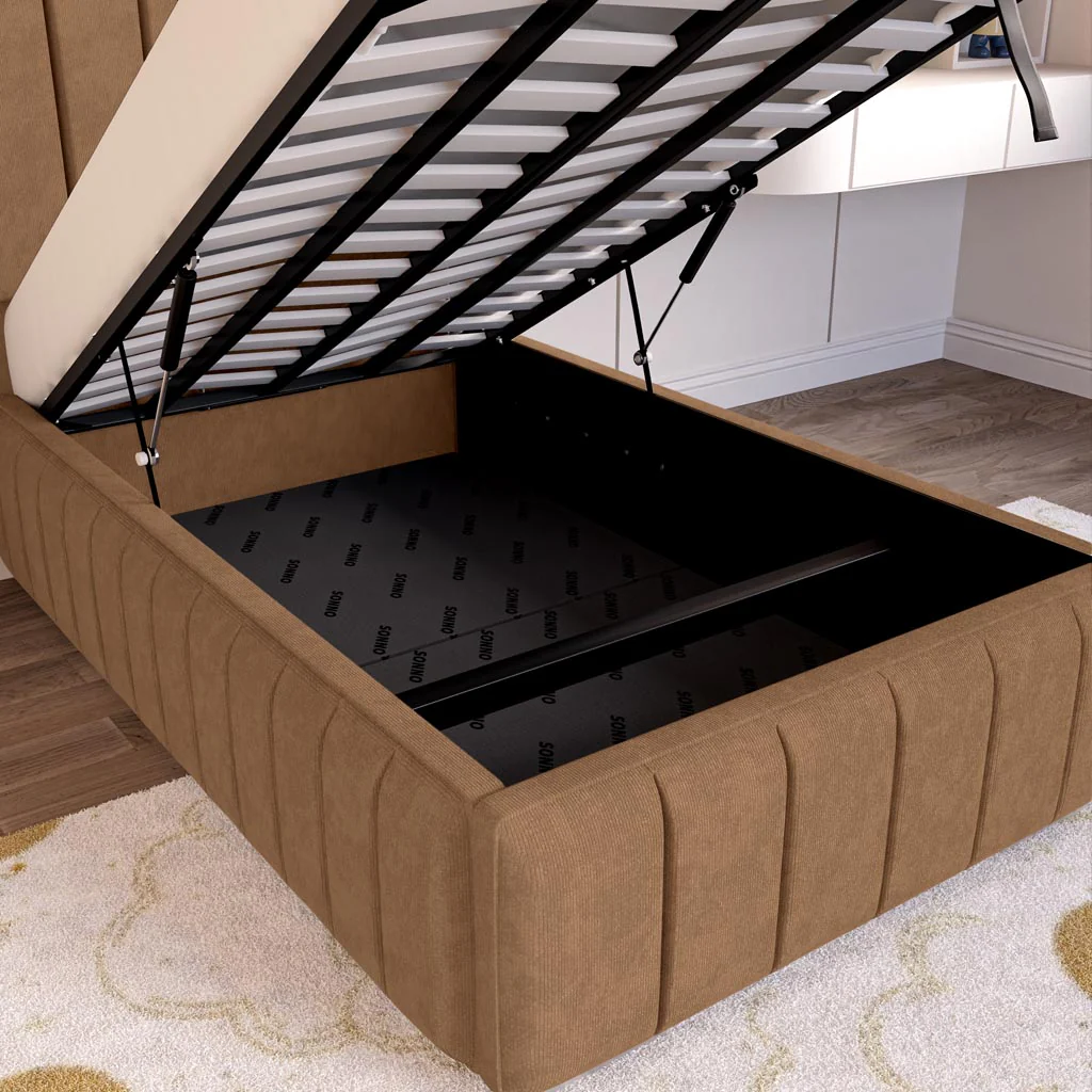 Milan Kids Upholstered Ottoman Bed - Image 7