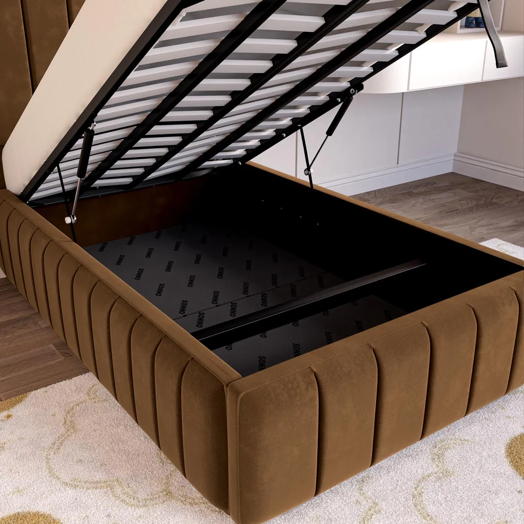 Milan Kids Upholstered Ottoman Bed - Image 7