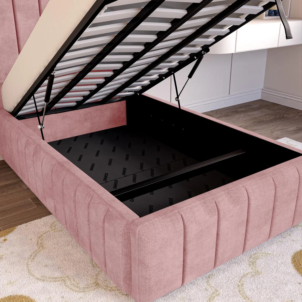 Milan Kids Upholstered Ottoman Bed - Image 7
