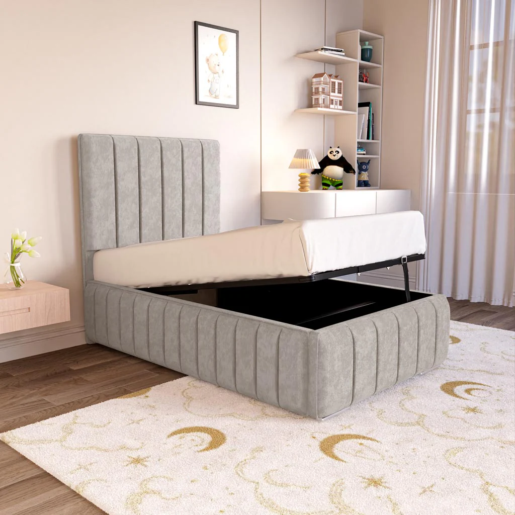 Milan Kids Upholstered Ottoman Bed