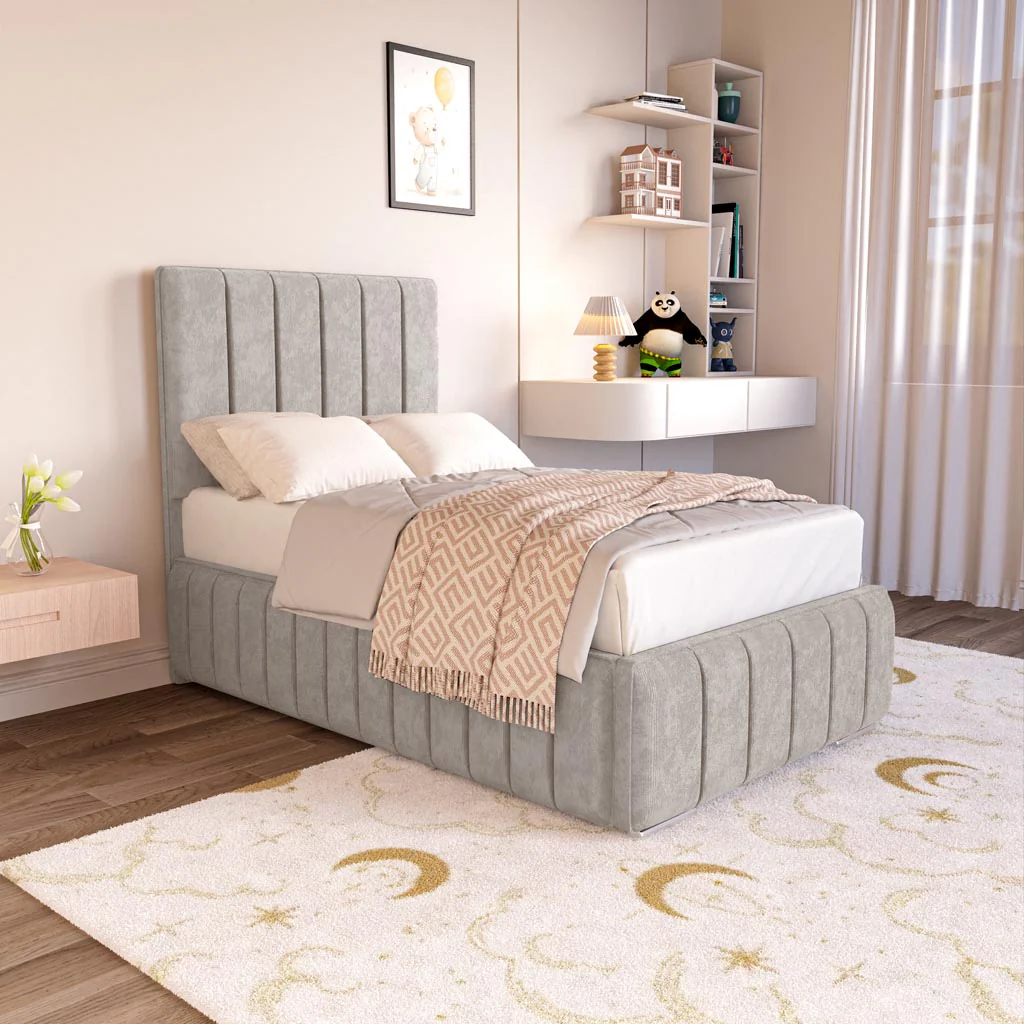 Milan Kids Upholstered Ottoman Bed - Image 3