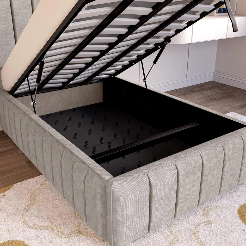 Milan Kids Upholstered Ottoman Bed - Image 7