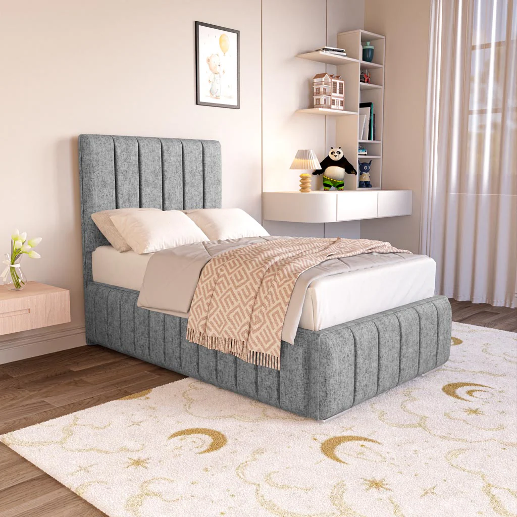 Milan Kids Upholstered Ottoman Bed - Image 3