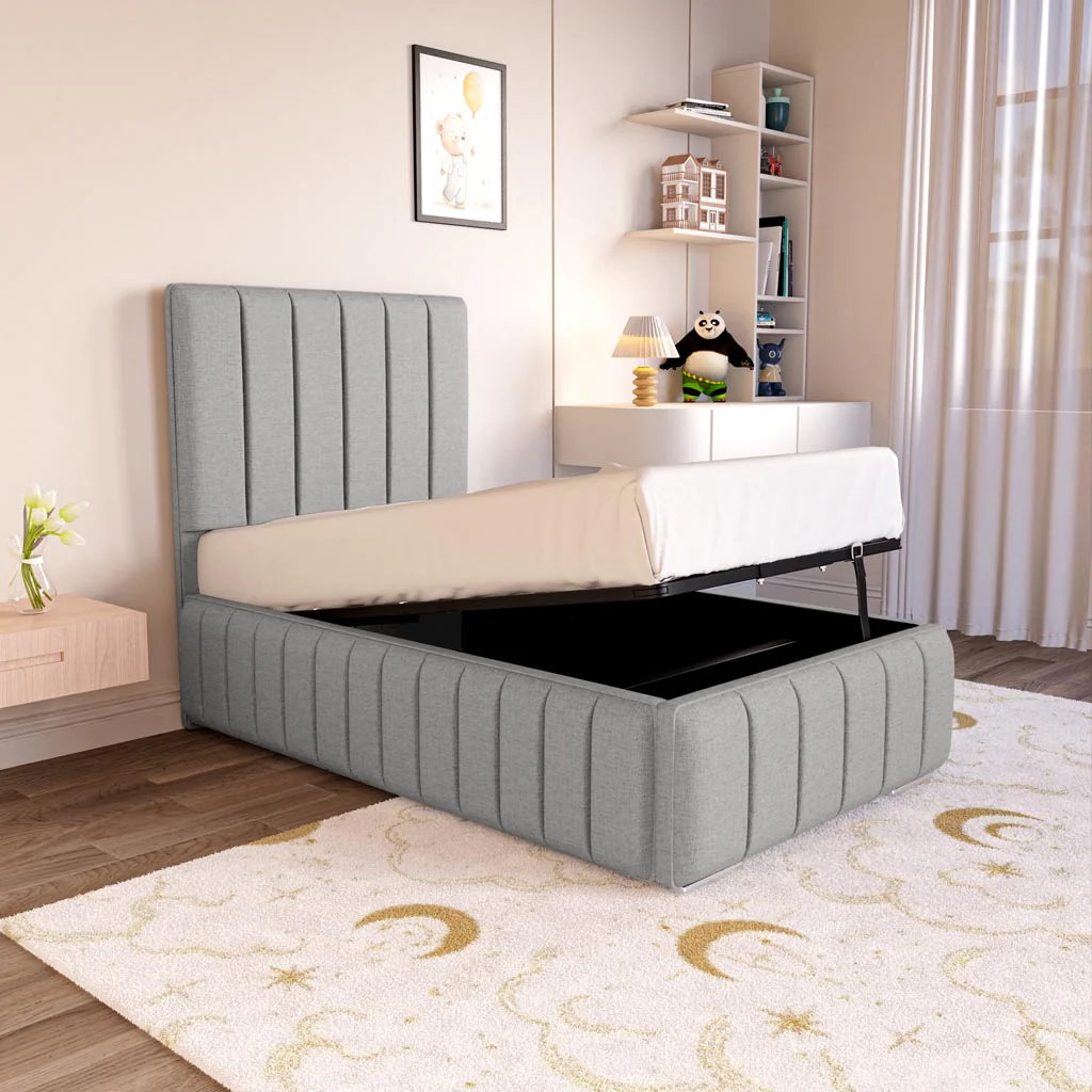 Milan Kids Upholstered Ottoman Bed