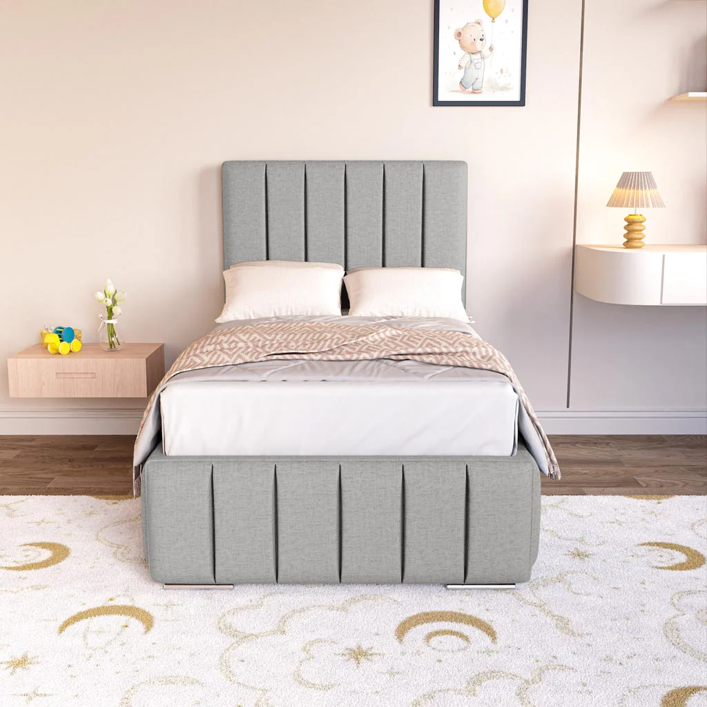 Milan Kids Upholstered Ottoman Bed - Image 5