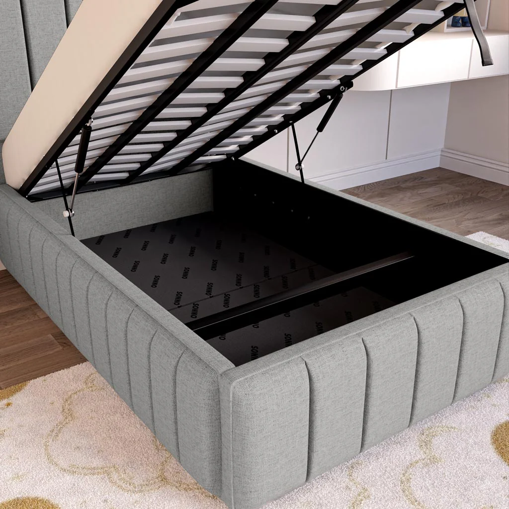 Milan Kids Upholstered Ottoman Bed - Image 7
